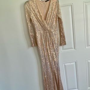 Banjul Sequined Sheer Gown size Large.